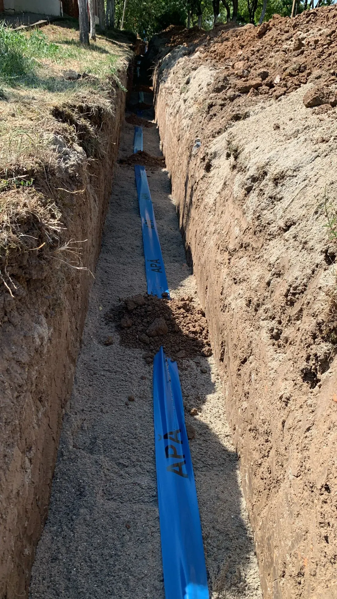 Branșament canal cu cămin de vizitare montat la limita proprietății